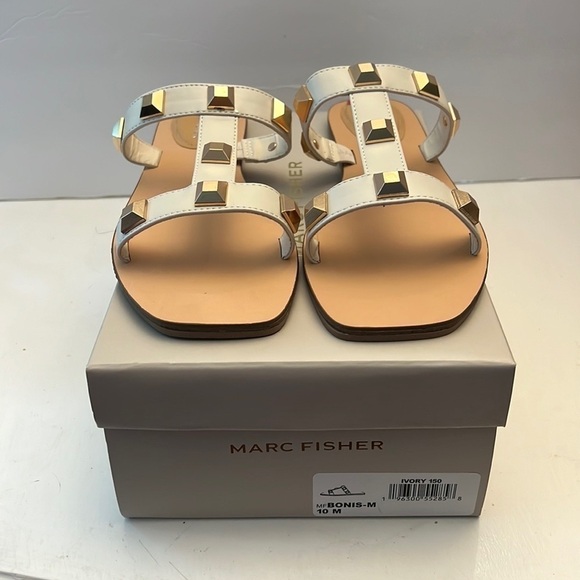 Marc Fisher Bonis Flat Sandals Size 10 New in Box - Picture 10 of 10